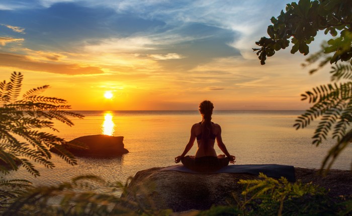 Mindfulness meditation visual infographic health